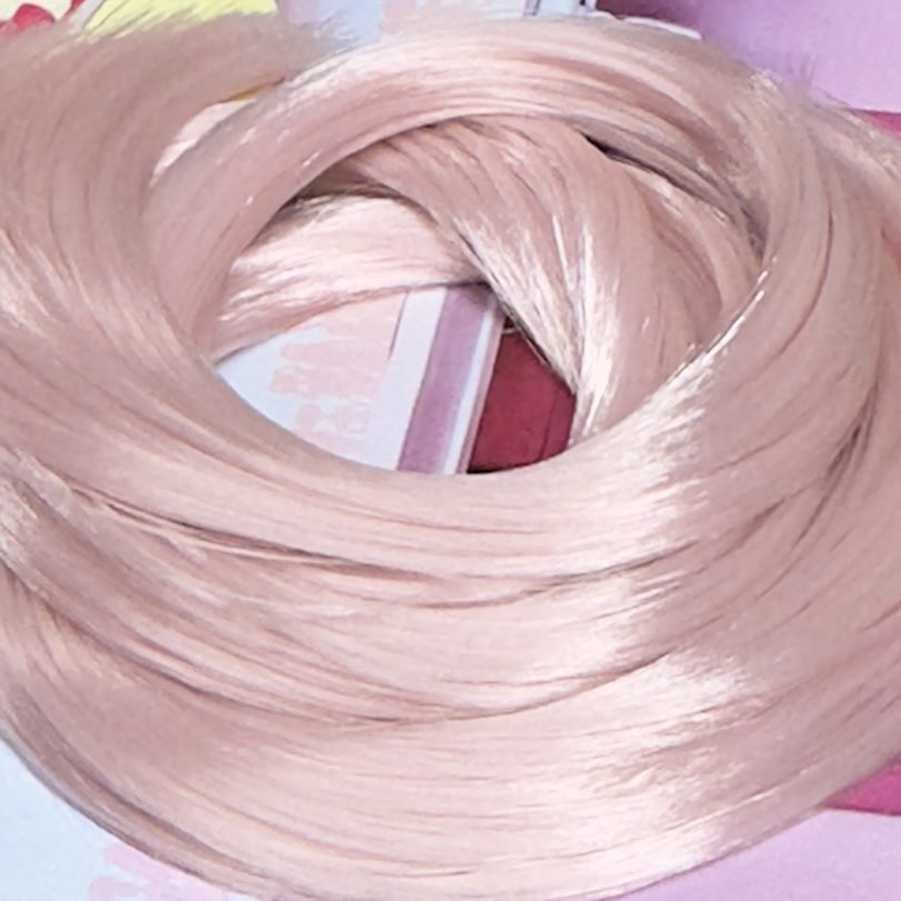 DG Nylon Pink Lemonade QN246 36 inch 1oz/28g Baby Pink Doll Hair
