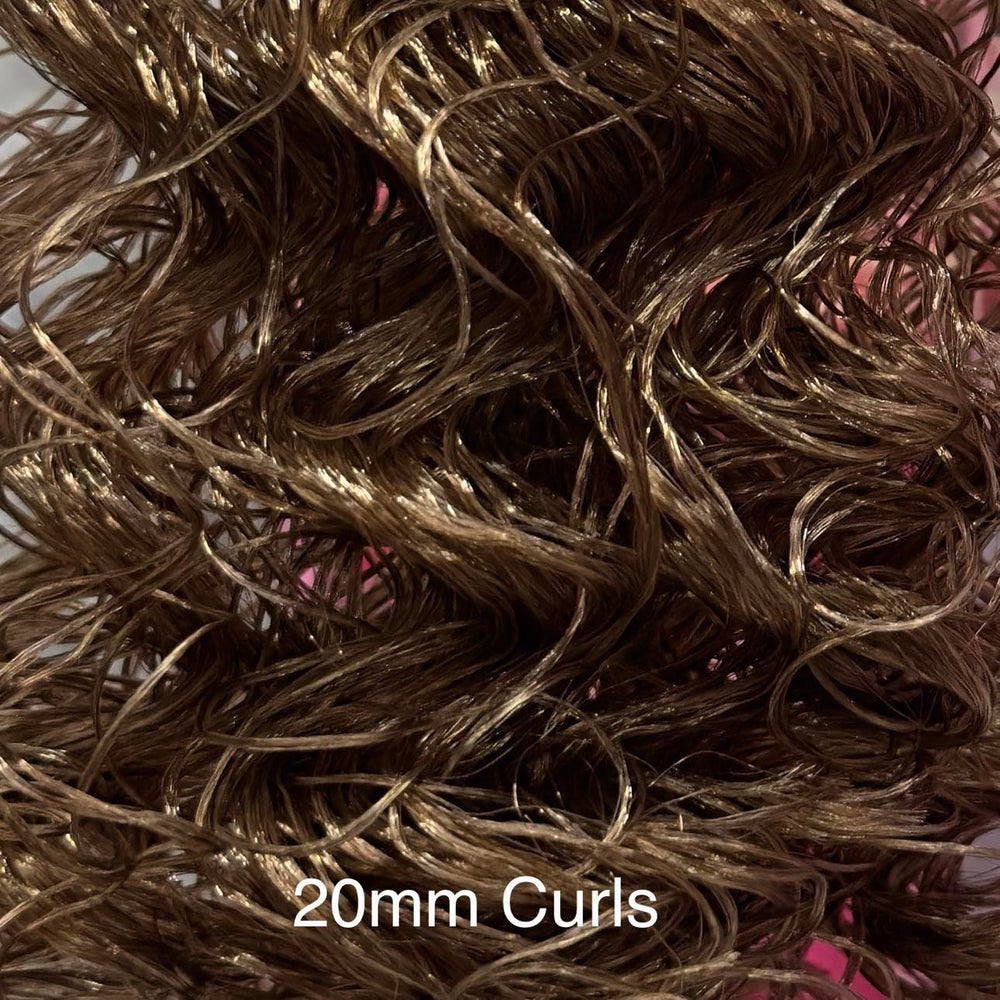 DG Curly Nylon Cacao Blend NH024 1oz/28g 36inch/92cm brown Doll Hair