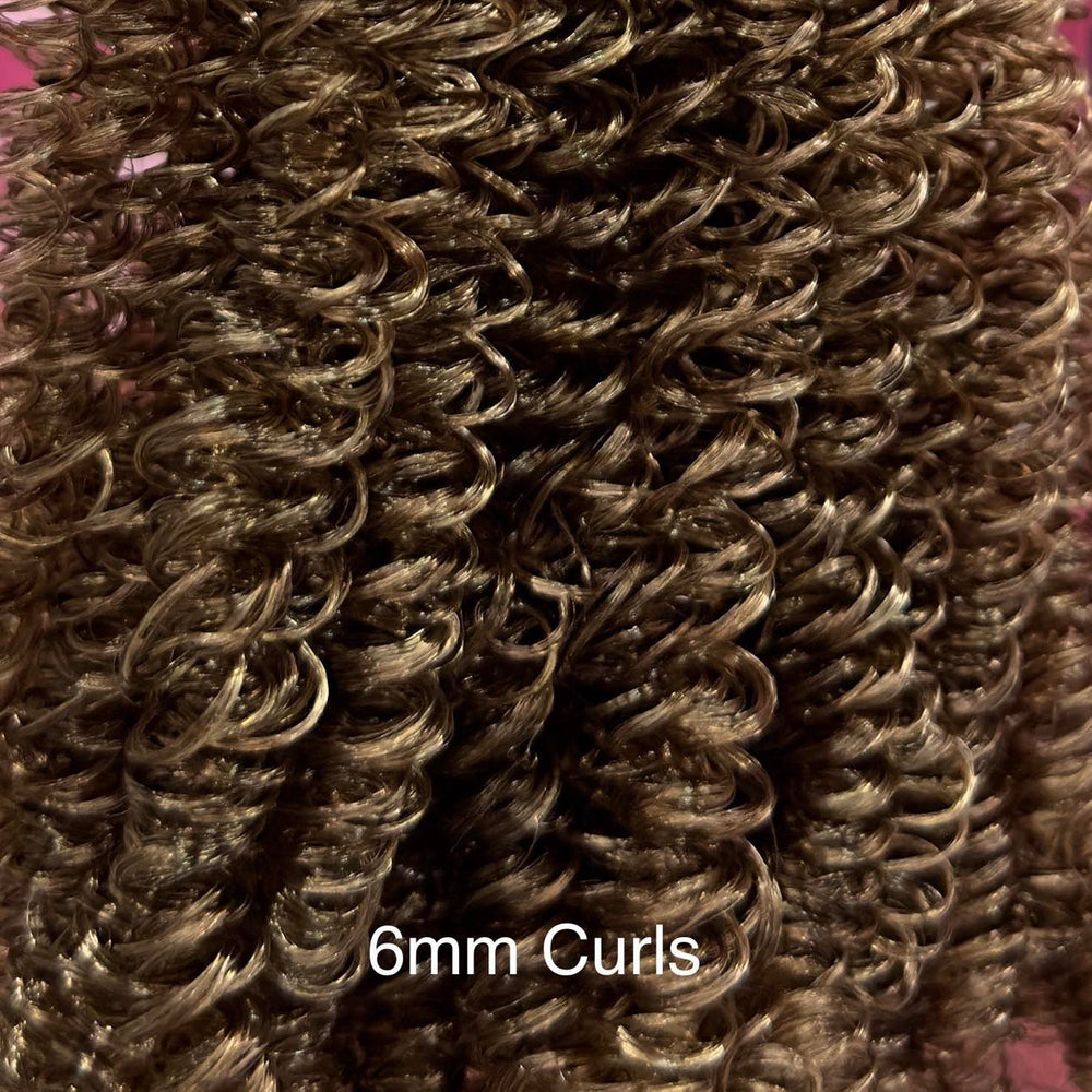 DG Curly Nylon Cacao Blend NH024 1oz/28g 36inch/92cm brown Doll Hair