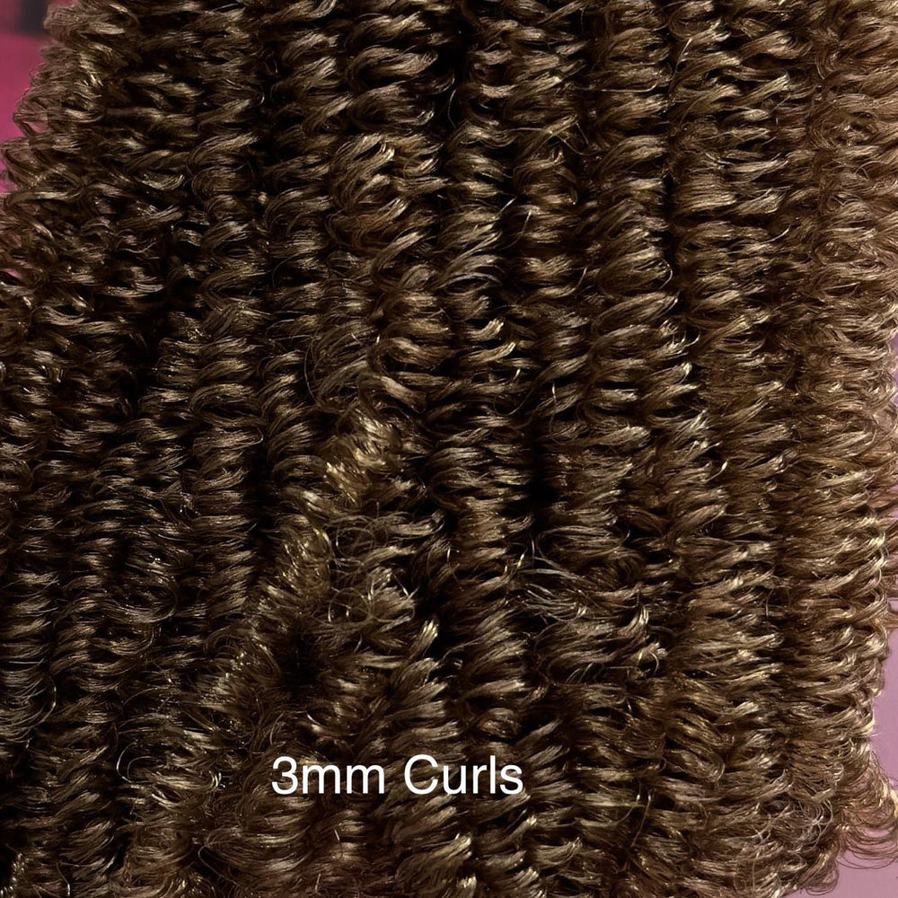 DG Curly Nylon Cacao Blend NH024 1oz/28g 36inch/92cm brown Doll Hair