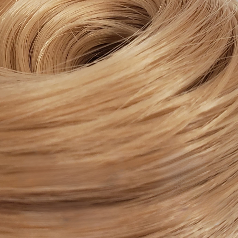 Doll hair in brown color