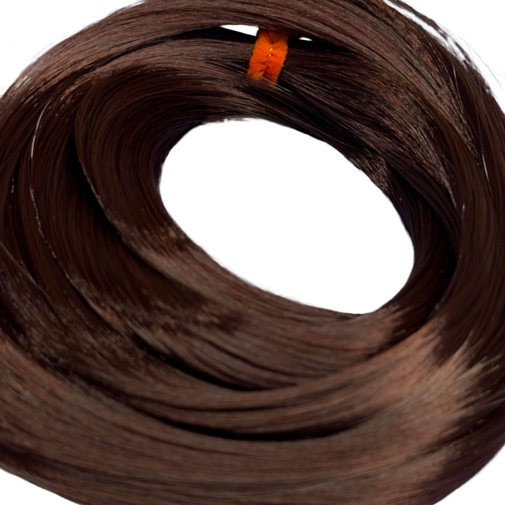DG Nylon 2Tone Blend Cinnamon Mocha NF116/NF117 36 inch 1oz/28g Chocolate Cherry Brown Doll Hair