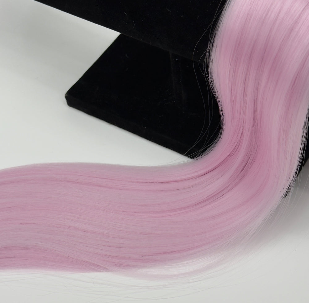 DG Straight Nylon Crepe Pink N2246M 1oz/28g 36inch/92cm hank pink Doll Hair