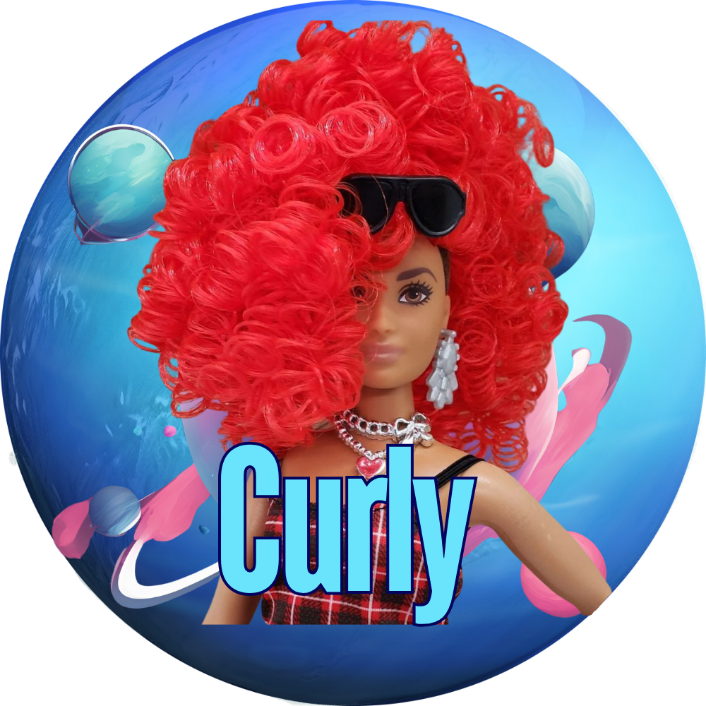 Curly Doll hair