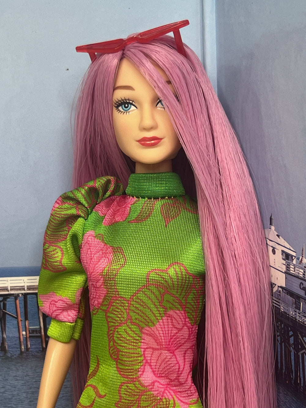 Doll hair extension
