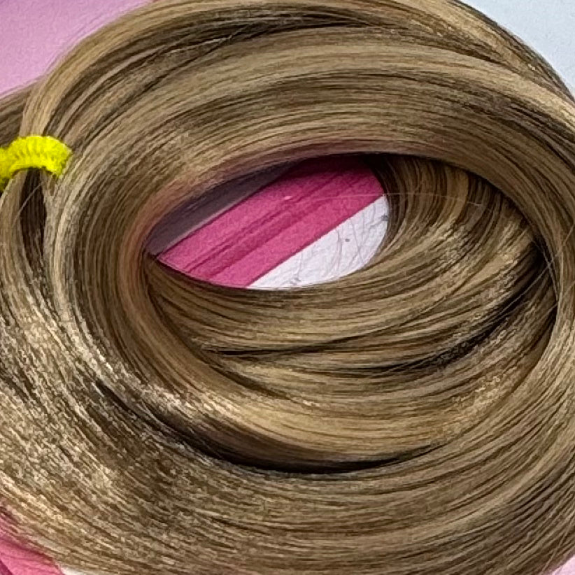 DG Straight Nylon Custom 3Tone Brondie Blend 1oz/28g 36inch/92cm brown Doll Hair