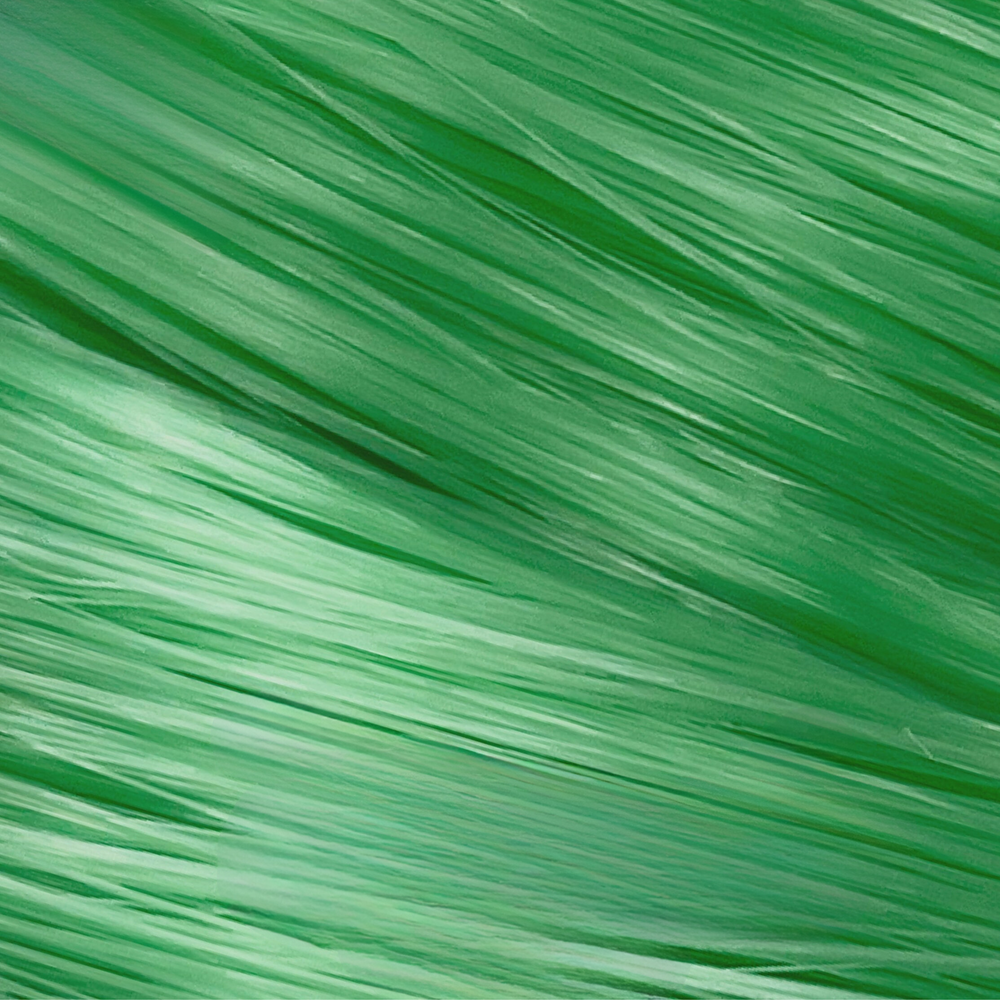 Green doll hair