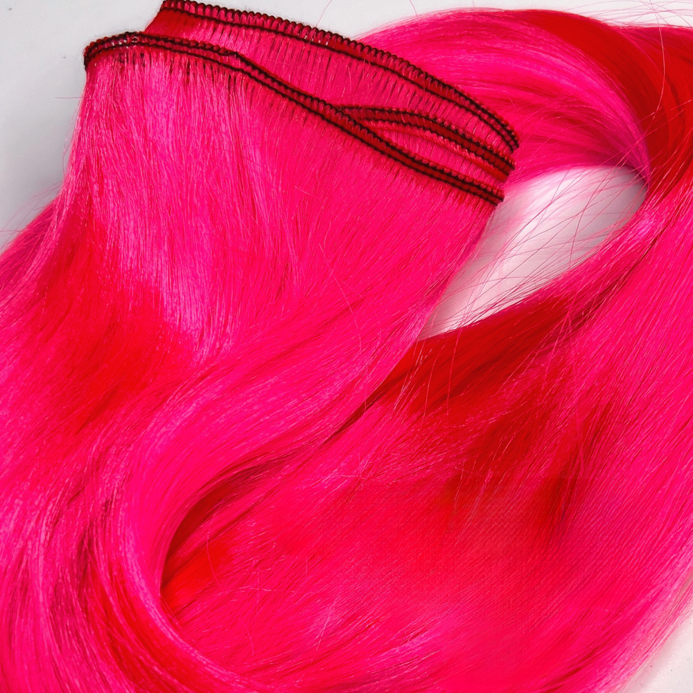 DG Nylon Wig Weft Radical Pink N444B Hot Pink 30