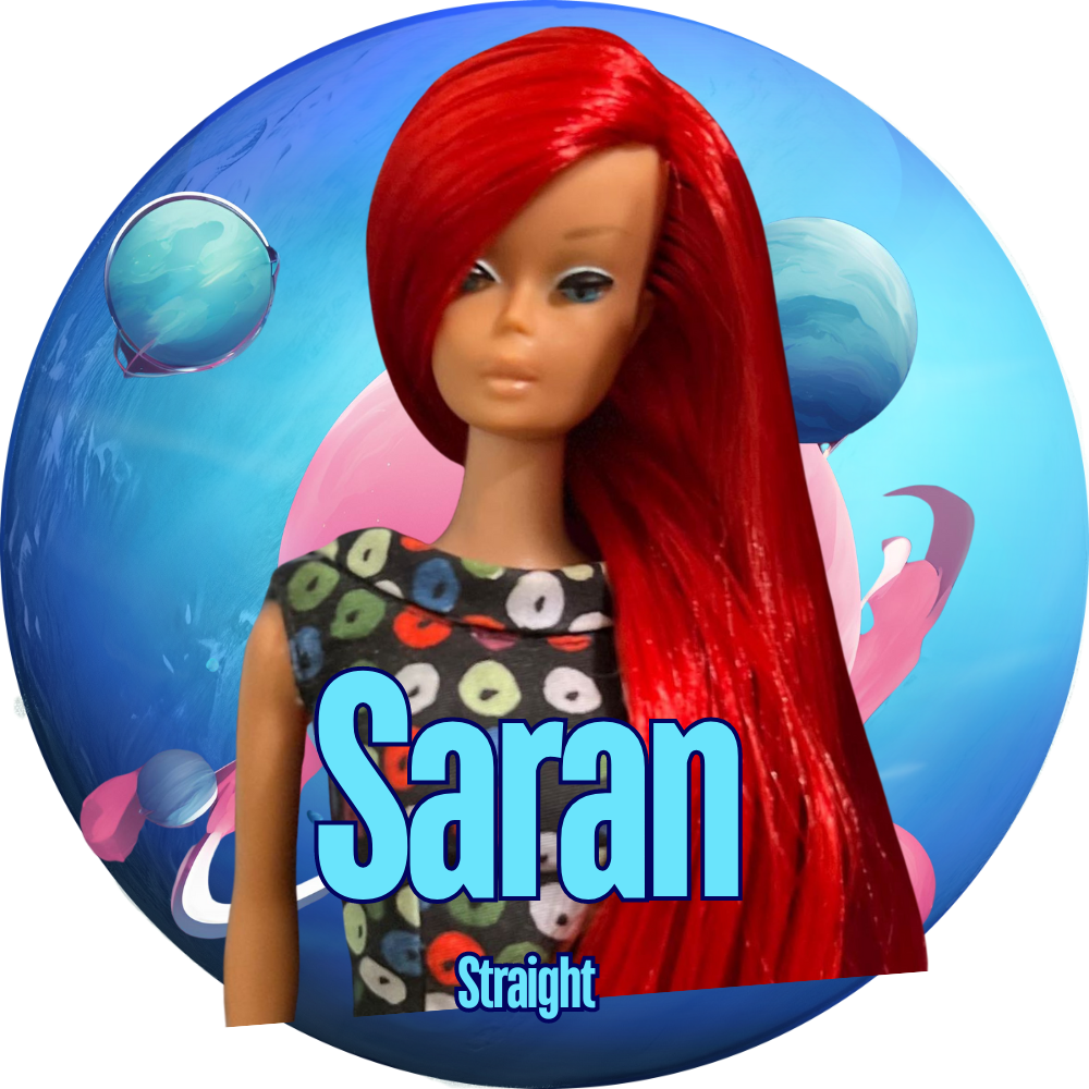 Saran Straight Doll Hair
