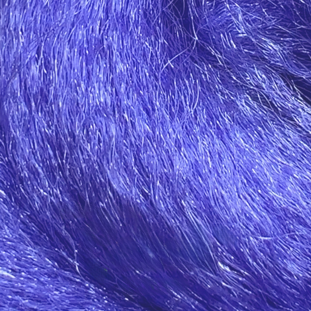 DG Nylon Crimped Loose Waves Shimmer Shine Cobalt YN2535D 1oz/28g 36inch/92cm blue Doll Hair