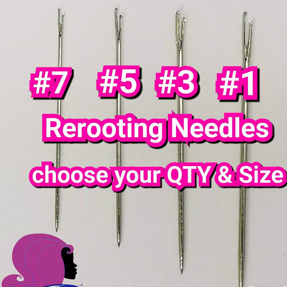 12 Pack Rerooting Needles Choose your size For Rerooting Rehairing Doll Hair for Fashion Dolls