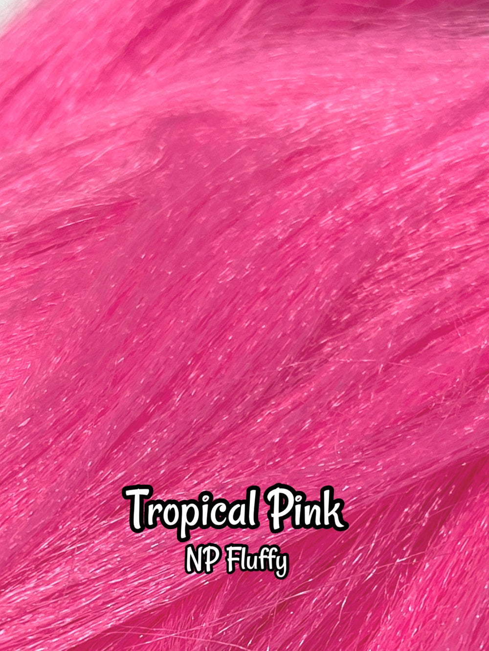 DG Fluffy Tropical Pink Bright Soft Easy Style Puffy Doll Hair Reroot My Little Pony Perfume Puff Barbie™ Ever After High™ Rainbow High®