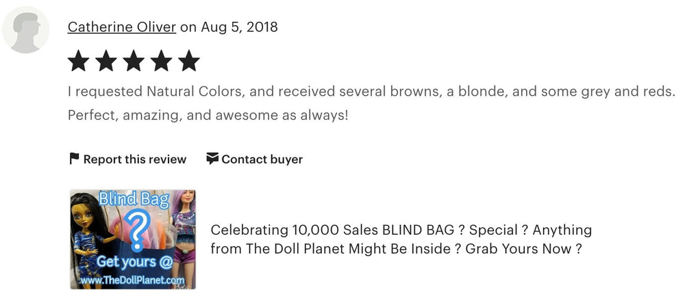 Surprise Bundle 13 Packs of Doll Planet Hair