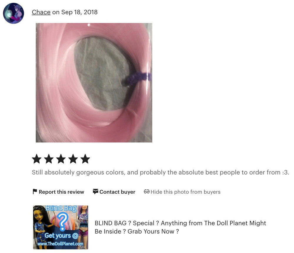 Surprise Bundle 13 Packs of Doll Planet Hair