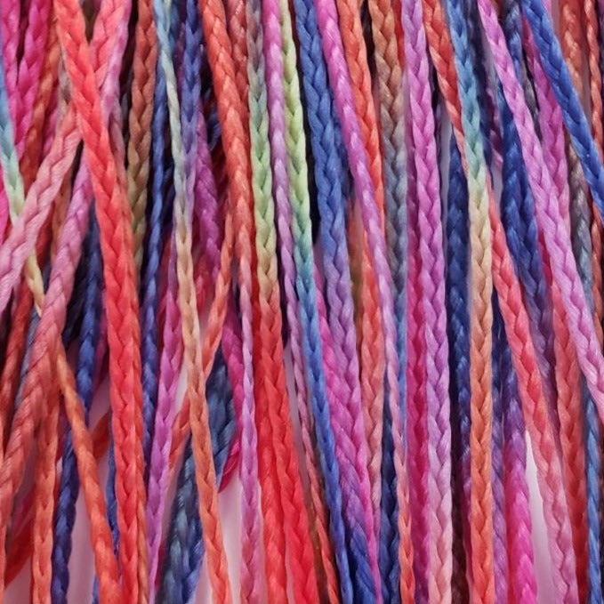 DG HQ™ Nylon Rainbow RBH162 Micro Mini Braids 2mm Doll Hair Rerooting Barbie™ Monster High™ Ever After Disney Princess Rainbow High lol omg