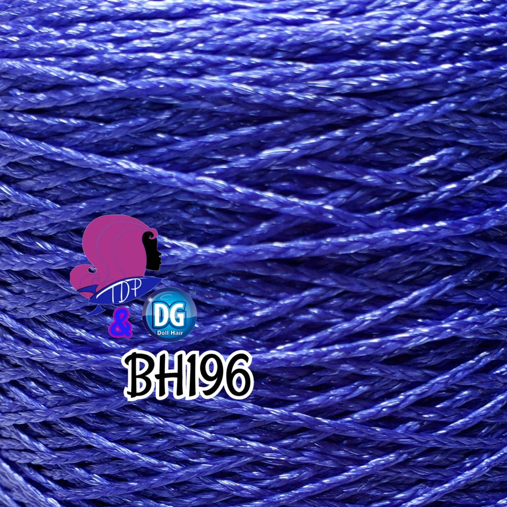 DG-HQ™ Nylon Micro Mini Braids Cobalt #BH196 Dark Blue 1.5mm Doll Scale Hair Rerooting Barbie™ Monster High™ Rainbow High® Limited Qty