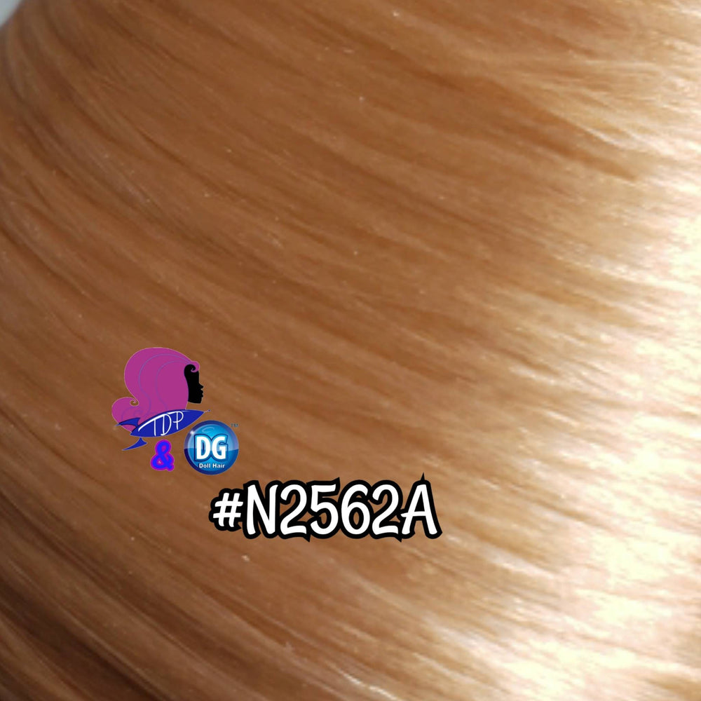 DG-HQ™ Nylon Cider N2562A 36 inch 1oz/28g hank Strawberry Blonde Doll Hair for rerooting fashion dolls Standard Temperature