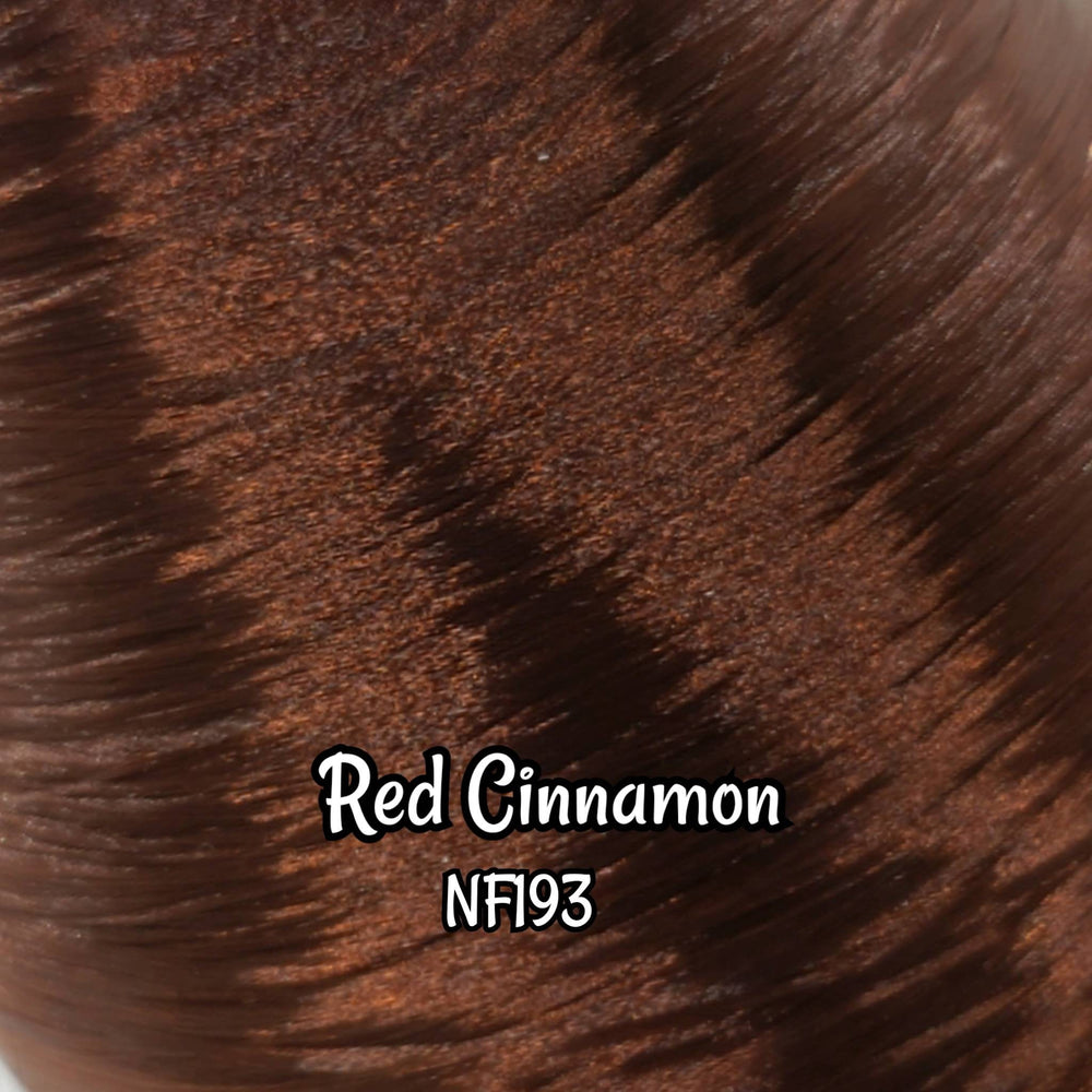 DG-HQ™ Nylon Red Cinnamon NF193 36 inch 1oz/28g hank natural Auburn Dark Red Doll Hair for rerooting fashion dolls Standard Temperature