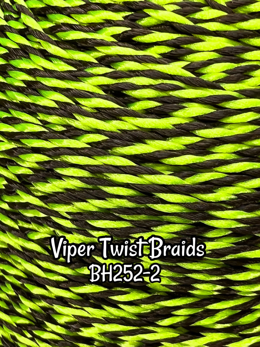 DG-HQ Nylon blend Viper Micro Twist Braids yellow green black BH252-2 Doll Hair Rerooting wigs Barbie™ Monster High™ Rainbow High lol omg