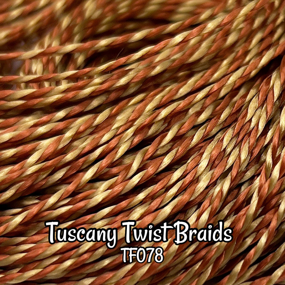 DG-HQ Nylon Tuscany Micro Twist Braids TF073 gold red natural Doll Hair Rerooting wigs Barbie™ Monster High™ Rainbow High lol omg