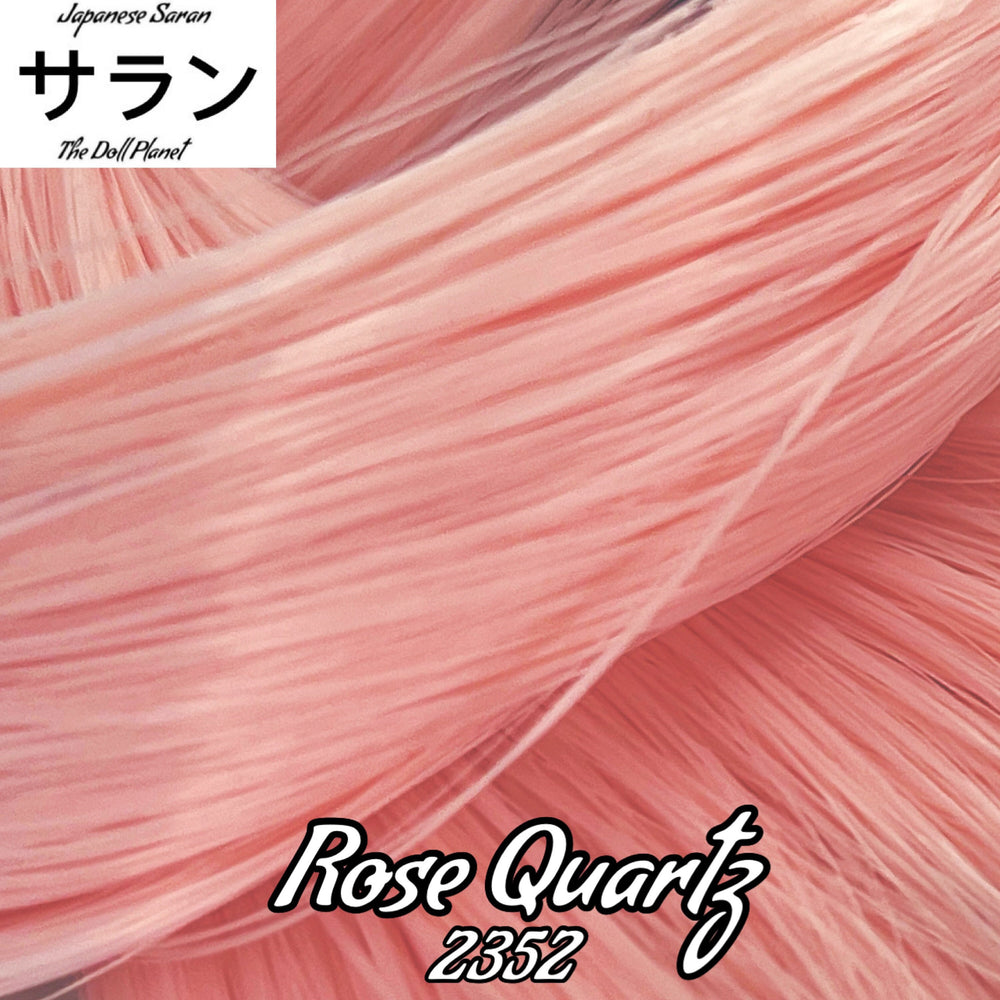 Japanese Saran Rose Quartz 2352 36 inch 1oz/28g hank pink Doll Hair for rerooting fashion dolls Standard Temperature