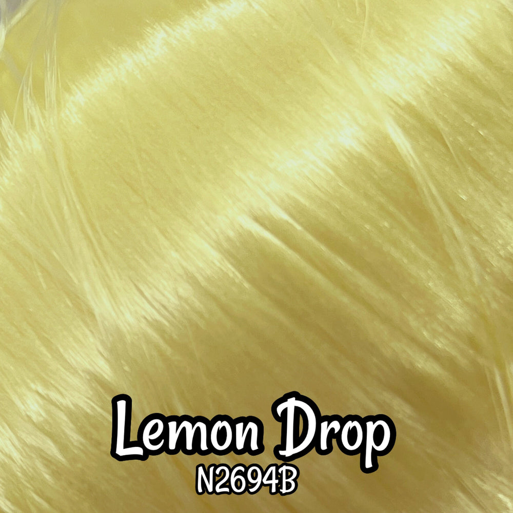 DG-HQ™ Nylon Lemon Drop N2694B 36 inch 1oz/28g hank Yellow Doll Hair for rerooting fashion dolls Standard Temperature