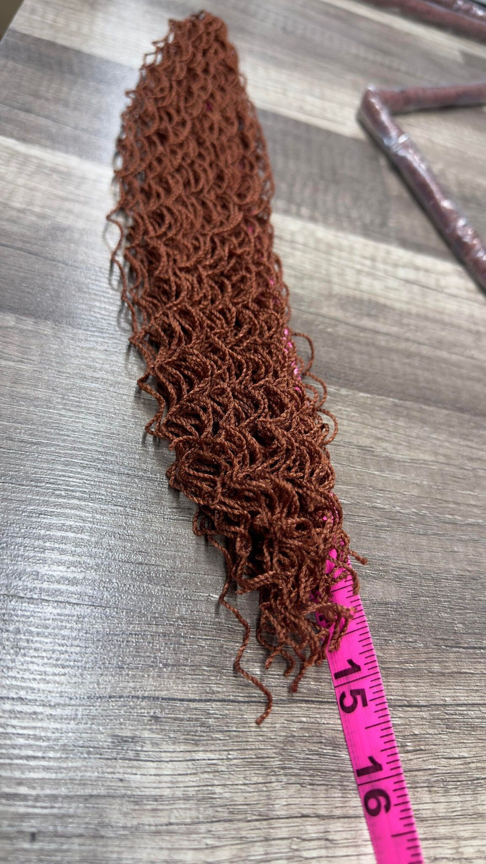 DG-HQ Nylon Mermaid Soft Micro Twist Braid RBH011-2 10mm Curly 2mm Braid Doll Hair for rerooting fashion dolls Standard Temperature