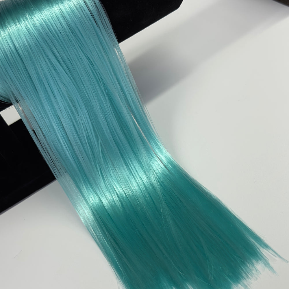 Japanese Saran Tropical Teal 1448 1oz/28g 36inch/92cm green Doll Hair