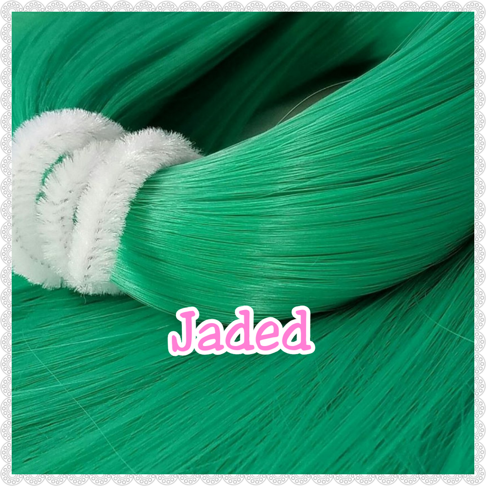 TDP Nylon Silk Fantasy Colors 1oz/28g 18inch/46cm High Temperature Doll Hair for Rerooting