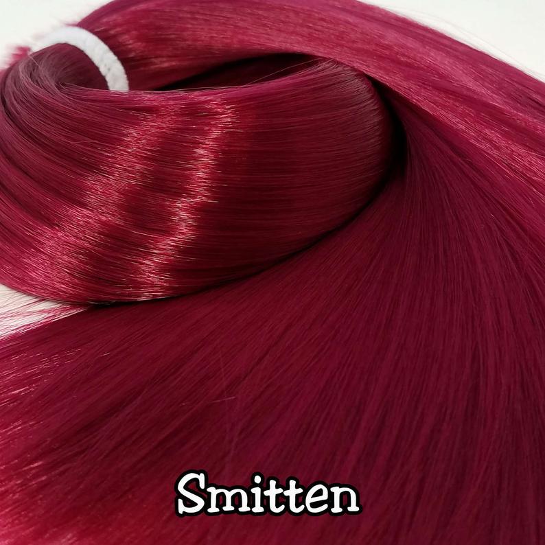 TDP Nylon Silk Fantasy Colors 1oz/28g 18inch/46cm High Temperature Doll Hair for Rerooting