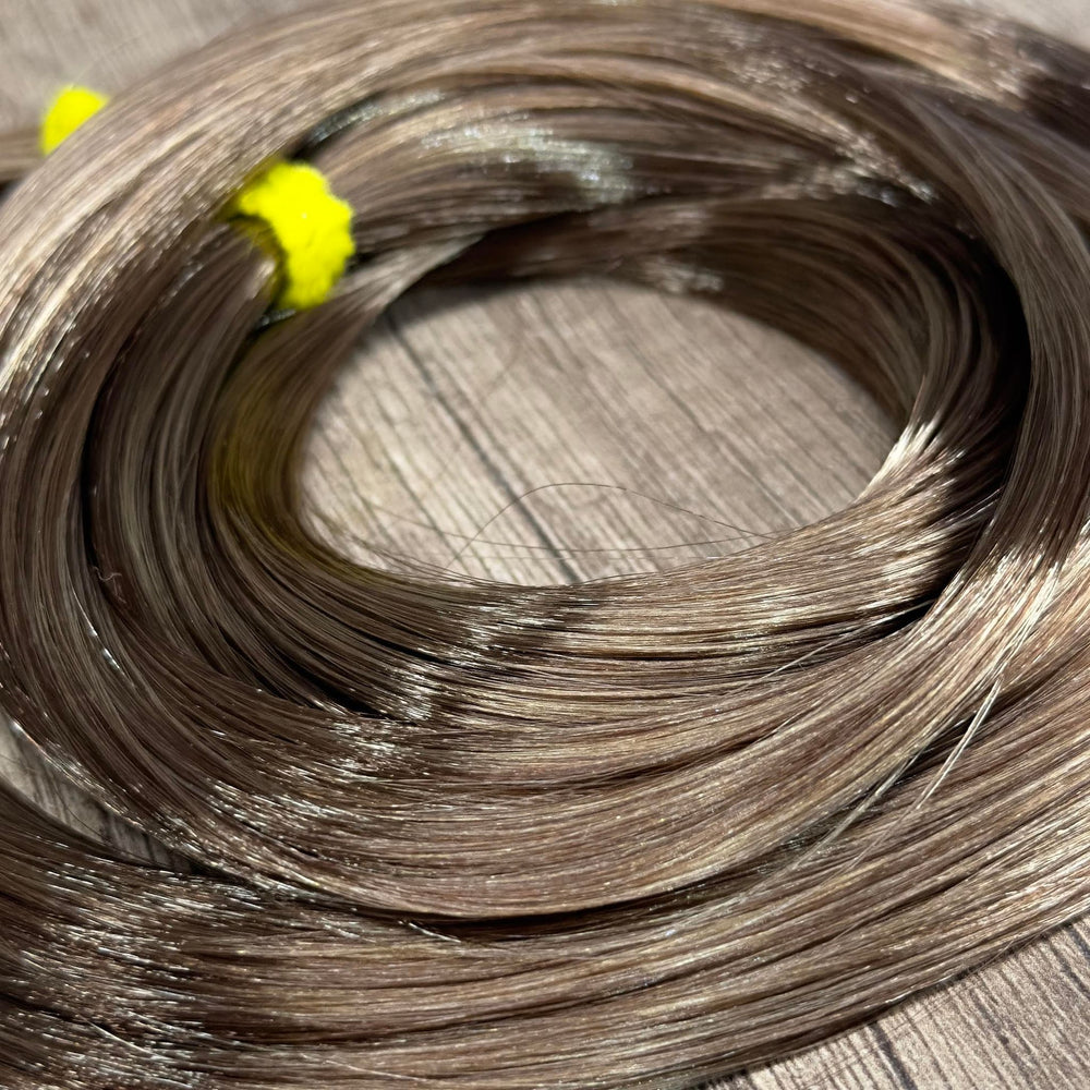 DG Nylon 2Tone Blend Cacao NH024 Walnut Brown 36 inch 1oz/28g Doll Hair