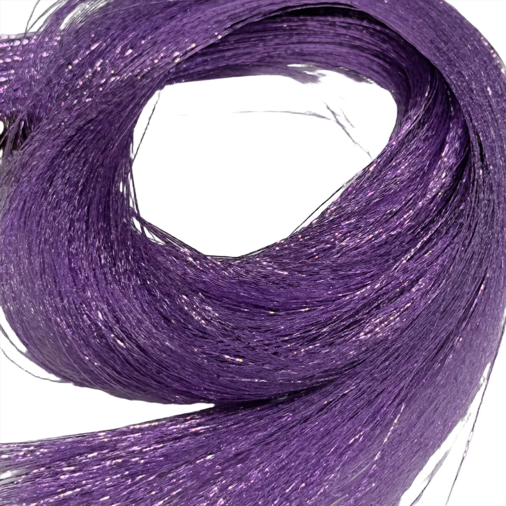 Devious Purple X35 Doll Grade Tinsel Shiny Doll Hair