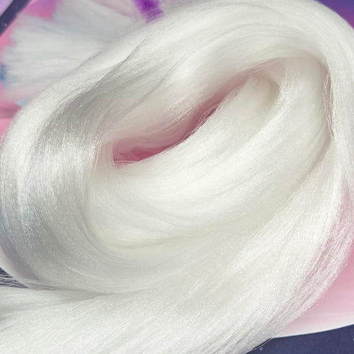 white color doll hair