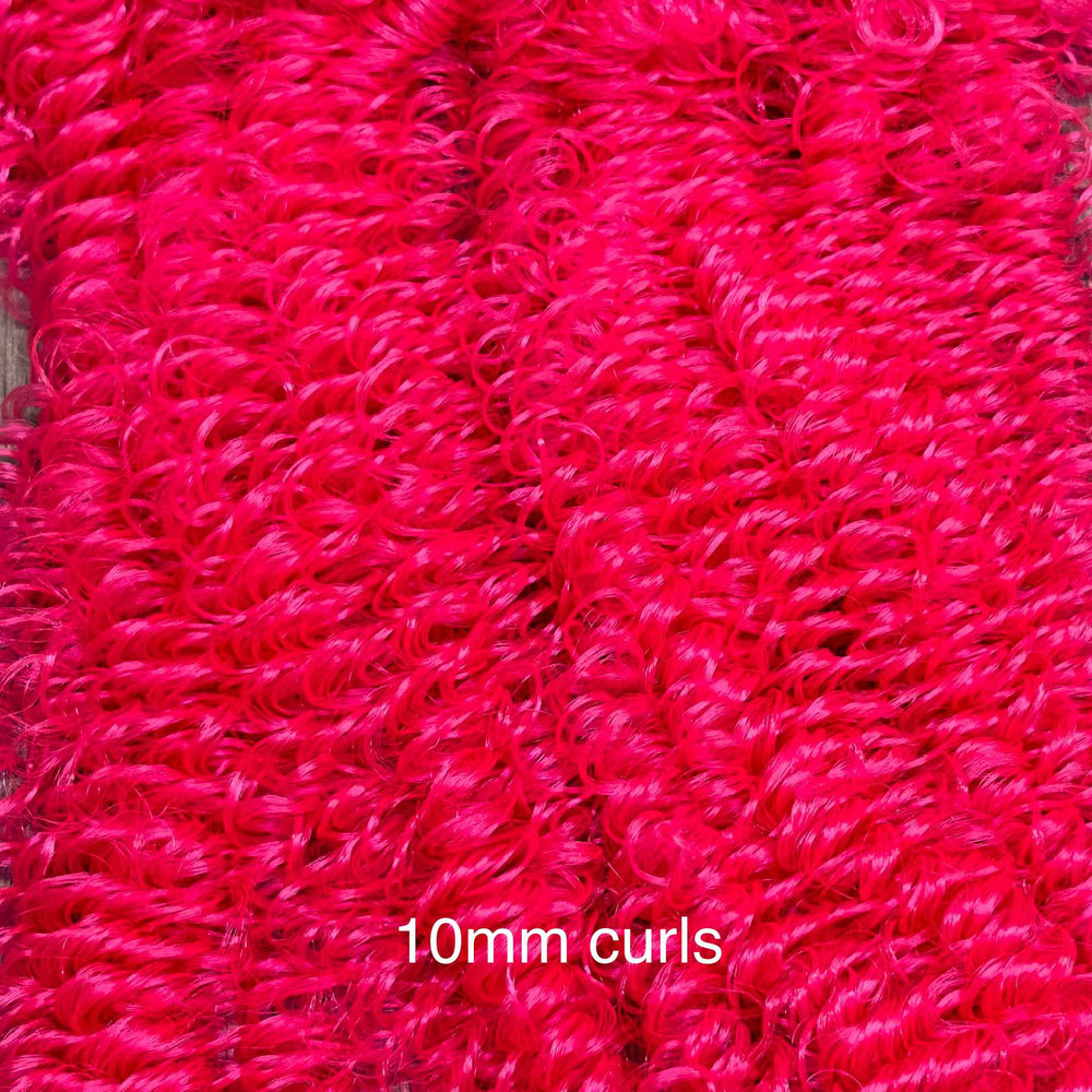 DG Nylon Curly Tootie Fruitie Pink NH3126 1oz/28g 36in/92cm Doll Hair