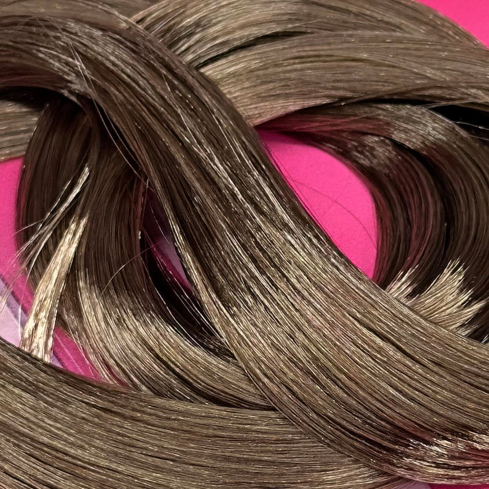 DG Straight Nylon 2Tone Cacao Blend NH024 1oz/28g 36inch/92cm brown Doll Hair