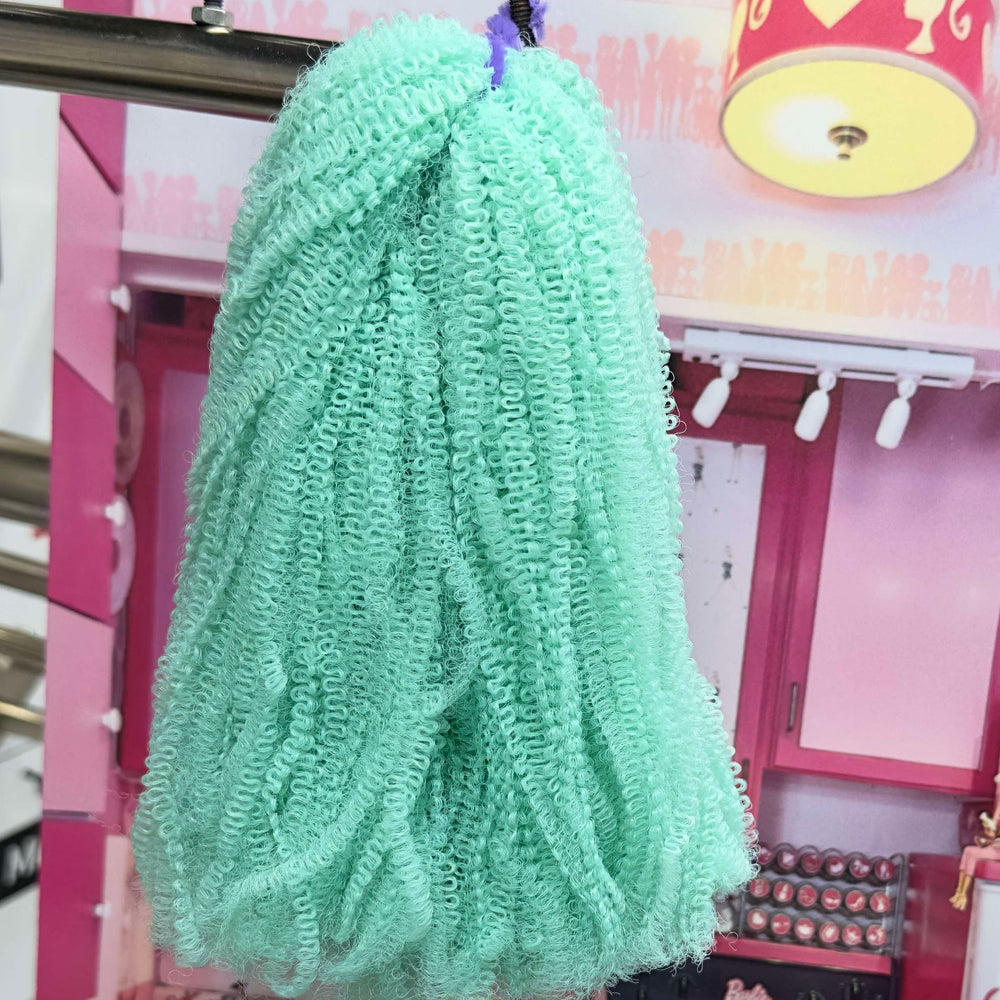 DG Nylon S-Curl Spring Mint N3091 1oz/28g 36 inch/92cm Afro Nylon Doll Hair