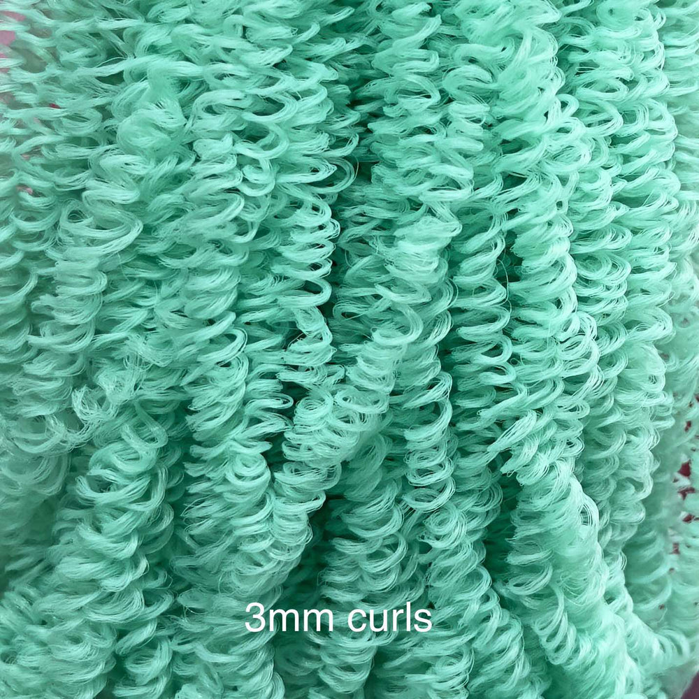 DG Curly Nylon Spring Mint N3091 1oz/28g 36in/92cm green Doll Hair