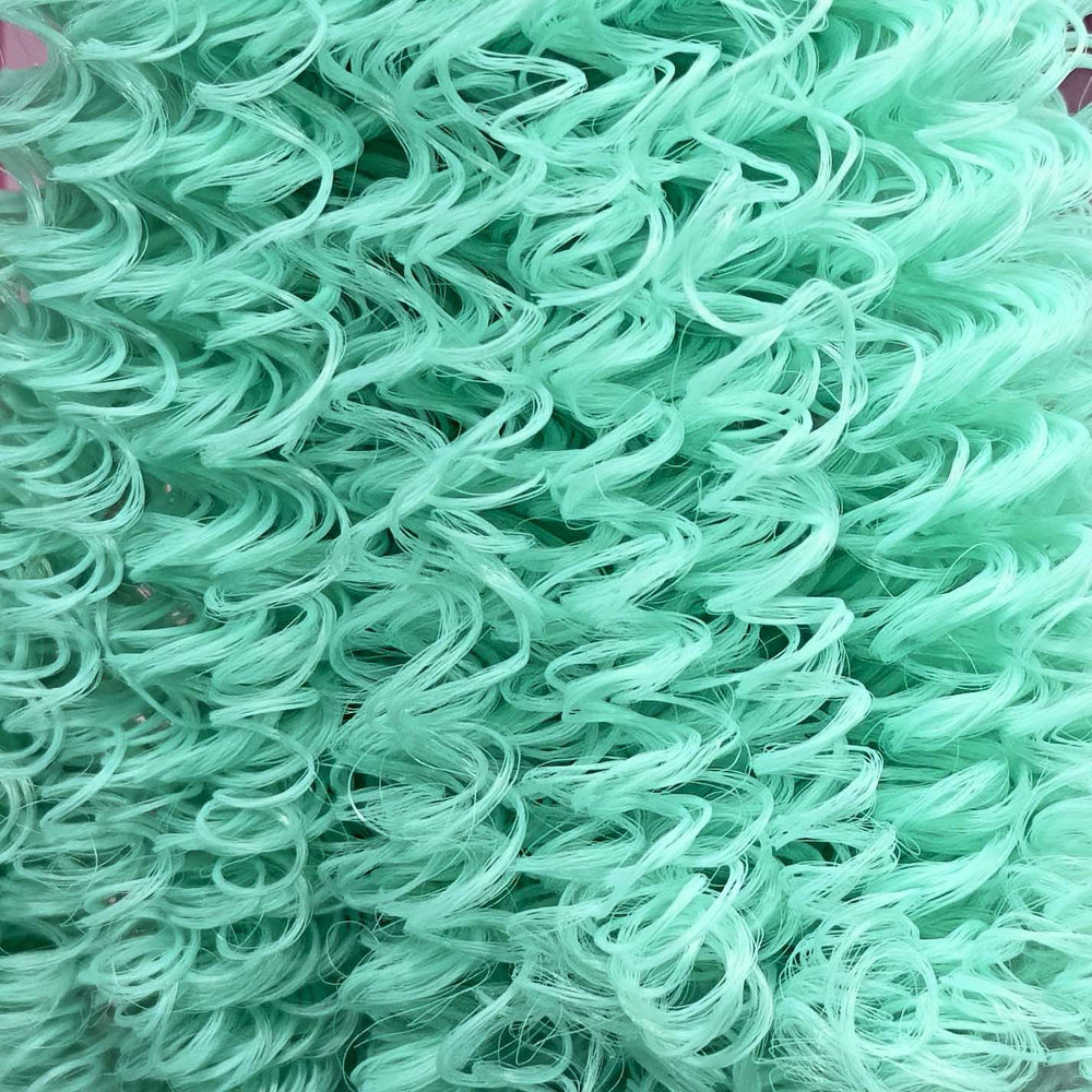 DG Curly Nylon Spring Mint N3091 1oz/28g 36in/92cm green Doll Hair