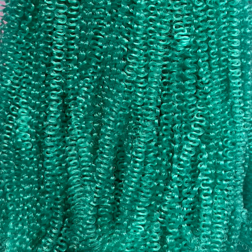 DG Nylon S-Curl Persian Jade N1256 1oz/28g 36 inch/92cm Green Afro Nylon Doll Hair