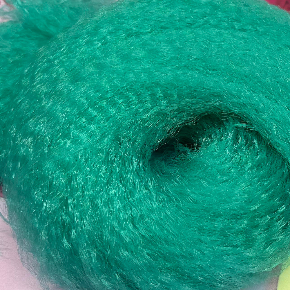 DG Nylon Crimped Persian Jade N1256 1oz/28g 36inch/92cm green Doll Hair