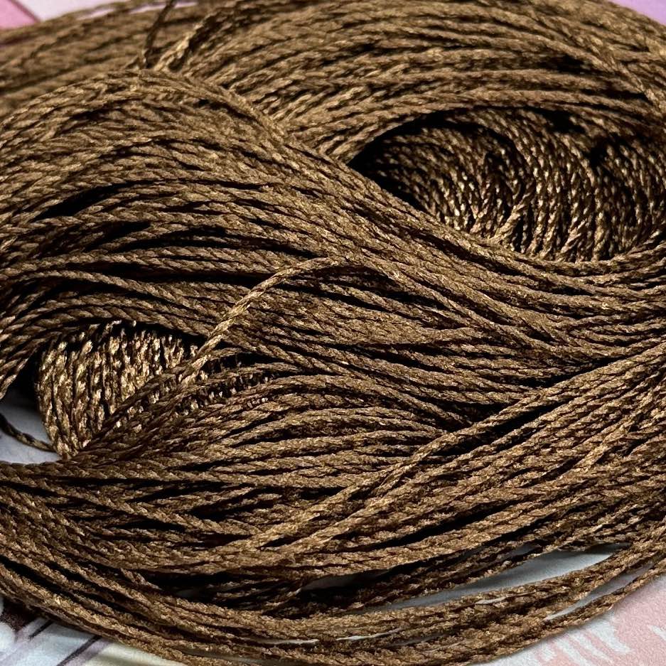 DG Nylon Twist Braid Cinnamon Bark RBH215-2 2mm 1oz/28g 36inch/92cm Brown Doll Hair