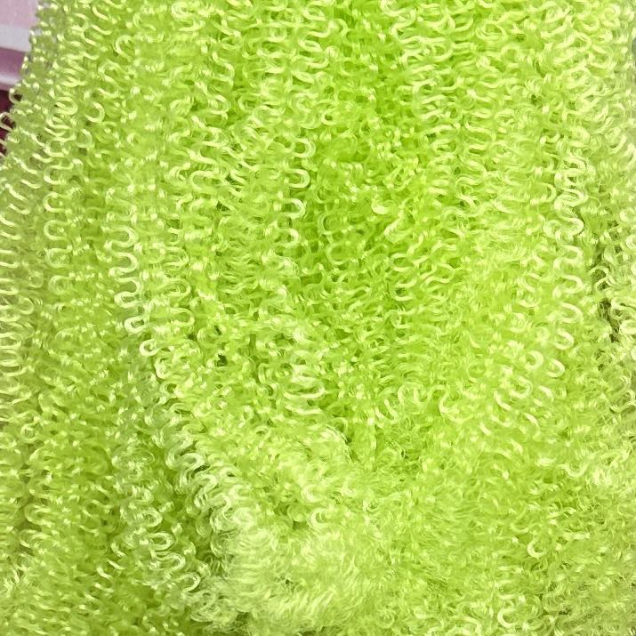 DG Nylon S-Curl Lime Green 8700 1oz/28g 36inch/92cm Afro Doll Hair