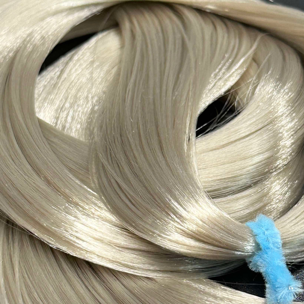 DG Straight Nylon Ashwood 2Tone Blend NH3116 1oz/28g 36inch/92cm blonde Doll Hair