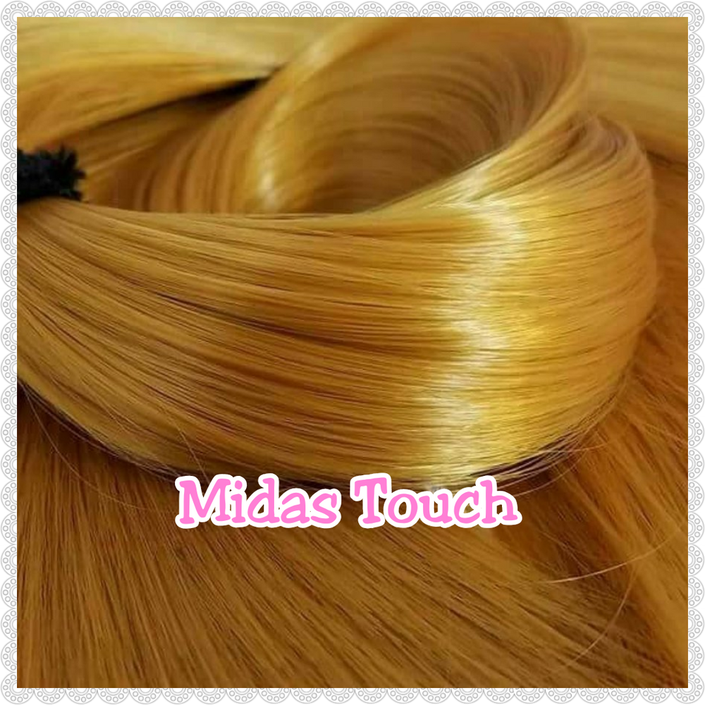 TDP Nylon Silk Natural Colors 1oz/28g 18inch/46cm High Temperature Doll Hair for Rerooting