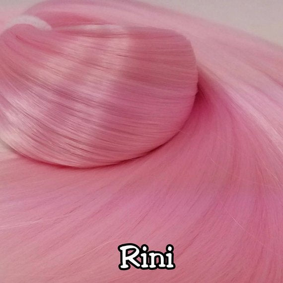 TDP Nylon Silk Fantasy Colors 1oz/28g 18inch/46cm High Temperature Doll Hair for Rerooting