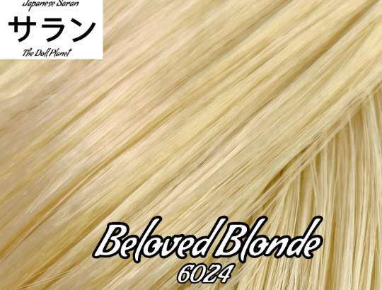 Japanese Saran Beloved Blonde 6024 36 inch 1oz/28g Doll Hair