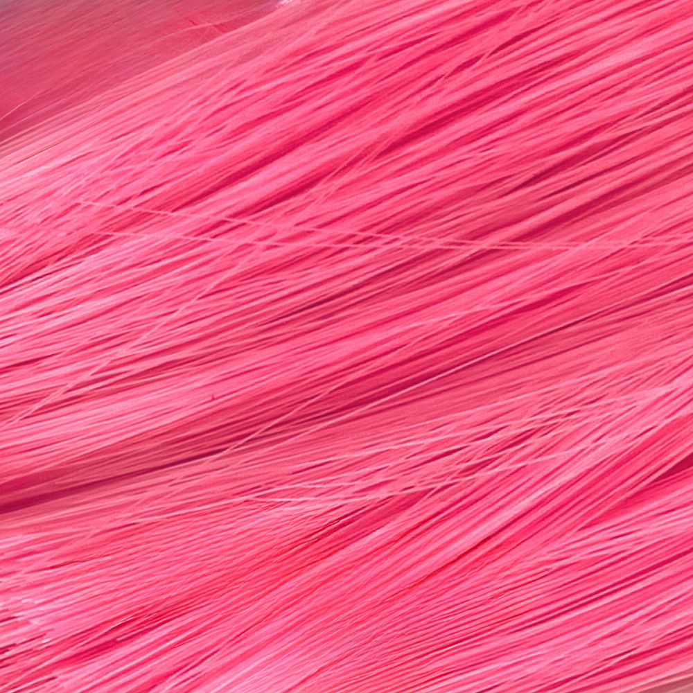 Japanese Saran The Doll Planet Hair For Rerooting Candy Kiss Hot Pink