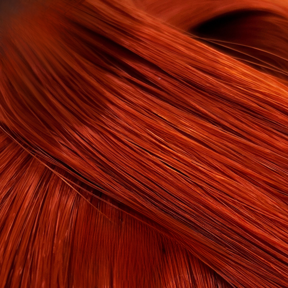 Japanese Saran The Doll Planet Hair For Rerooting Cinnabar Red