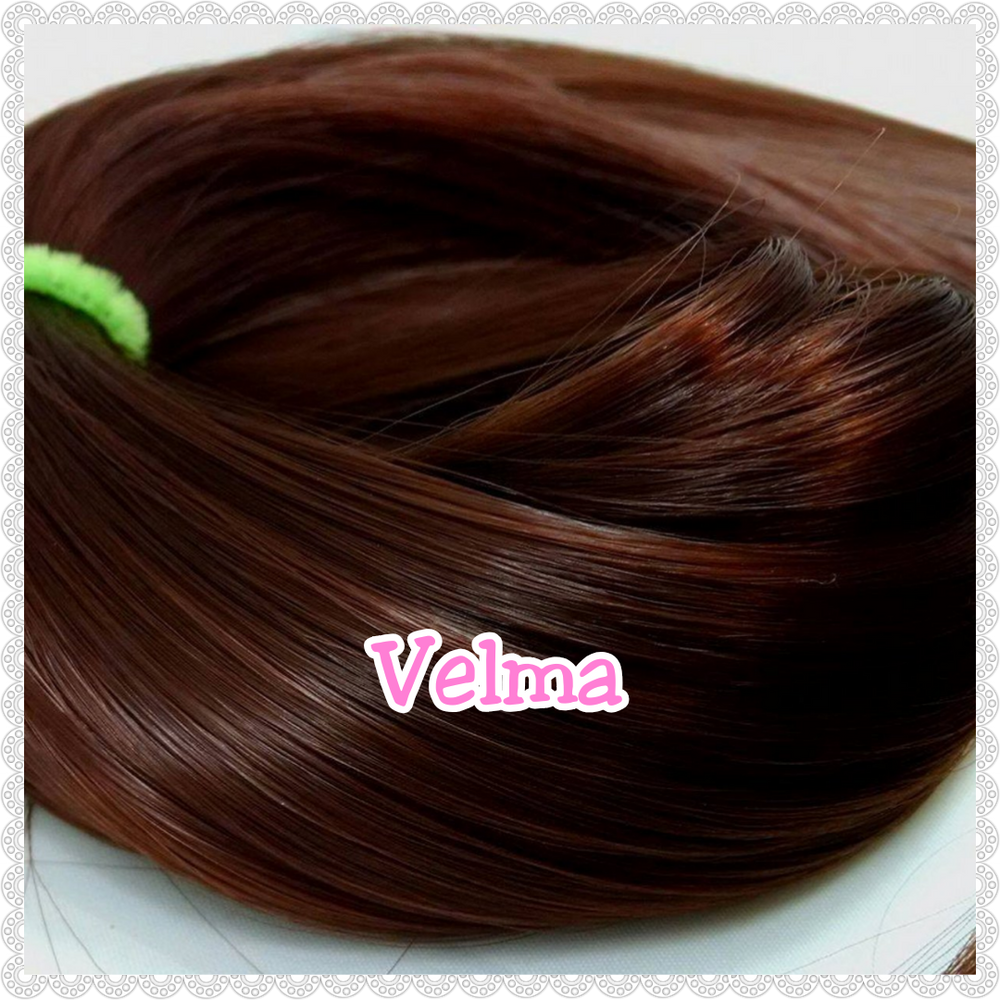 TDP Nylon Silk Natural Colors 1oz/28g 18inch/46cm High Temperature Doll Hair for Rerooting