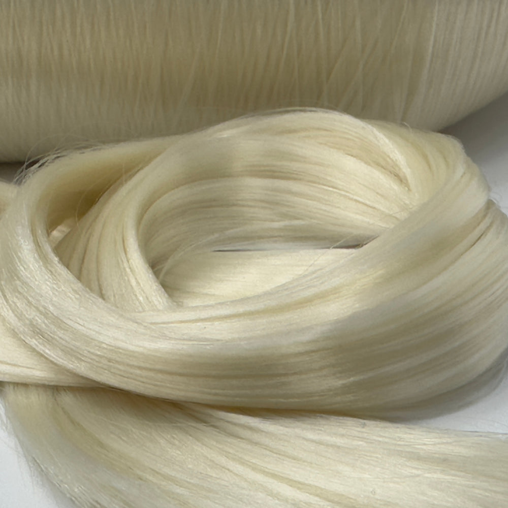 DG Straight Nylon Atomic Blonde NF528 1oz/28g 36inches/92cm platinum blonde Doll Hair
